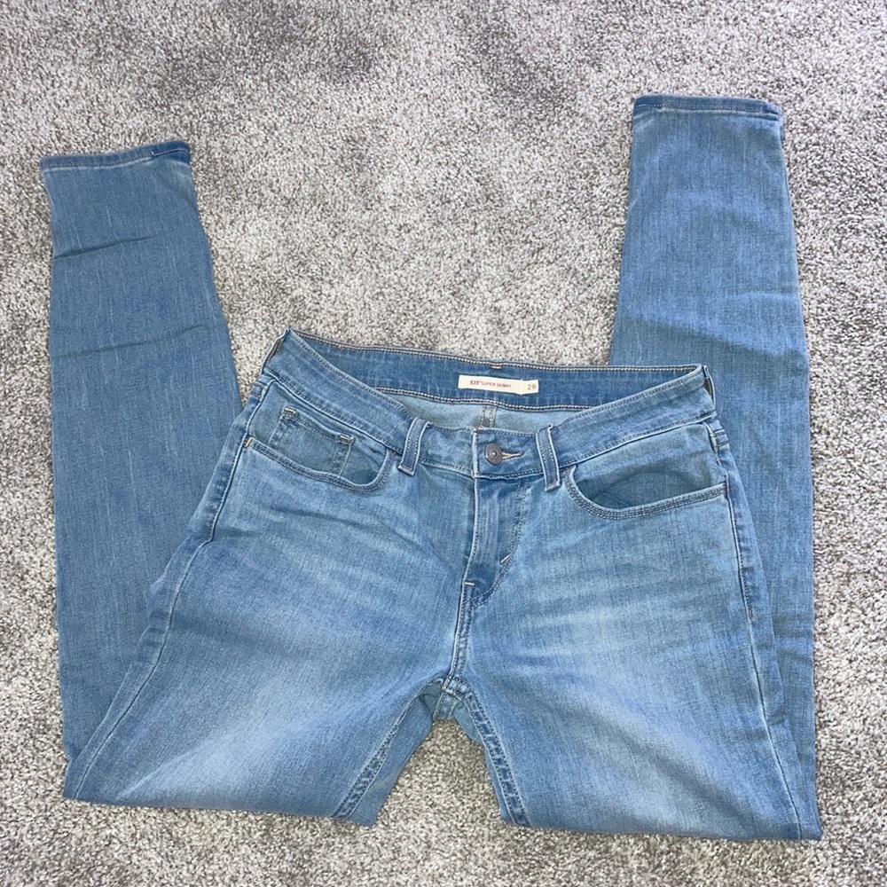 Levi 535 super skinny jeans